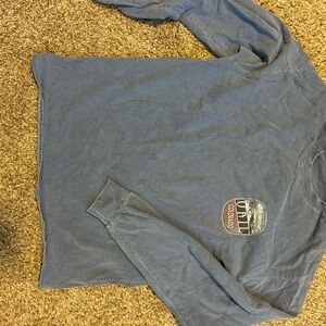 Blue Long Sleeve Shirt with Vail Colorado Patch